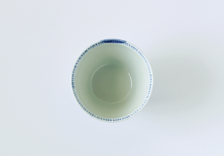 波佐見焼　窯元　陶房青　AO SHOP　吉村陶苑　丸紋十草　新仙茶（大）