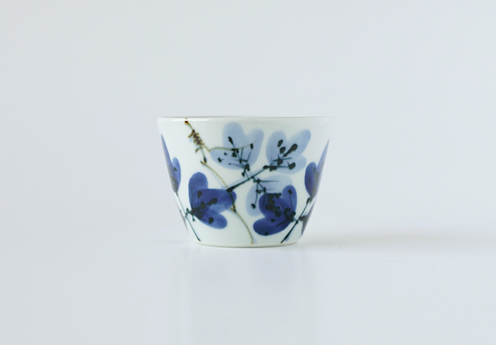 波佐見焼　窯元　陶房青　AO SHOP　吉村陶苑　シダ紋　そば猪口