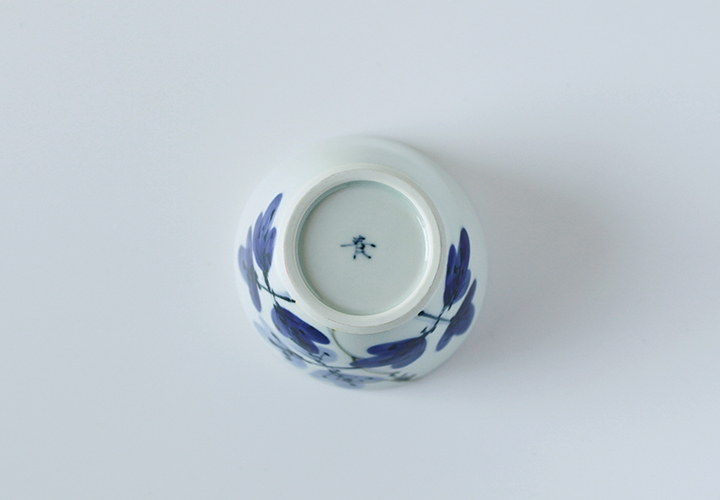 波佐見焼　窯元　陶房青　AO SHOP　吉村陶苑　シダ紋　そば猪口