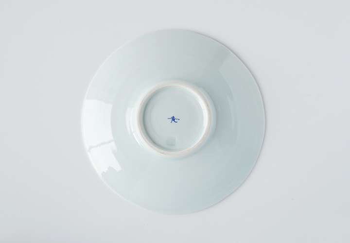 波佐見焼　窯元　陶房青　AO SHOP　吉村陶苑　白亜　７寸皿