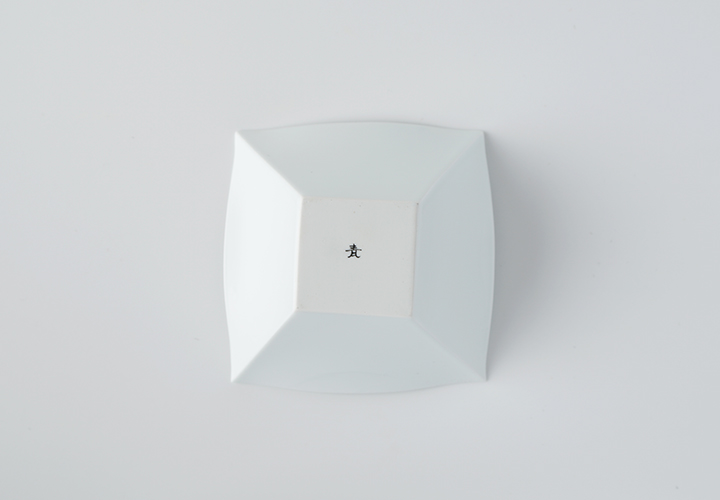 波佐見焼　窯元　陶房青　AO SHOP　吉村陶苑　白亜　角小鉢