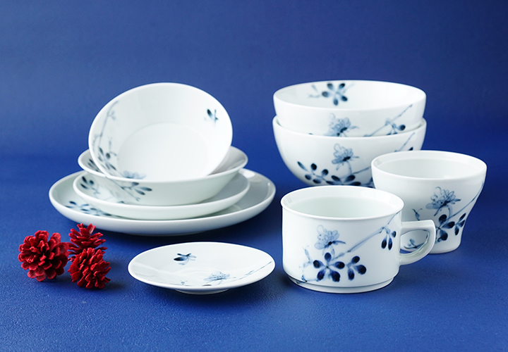 波佐見焼 陶房青 窯元 のばら モーニングカップ【陶房青 AO SHOP】